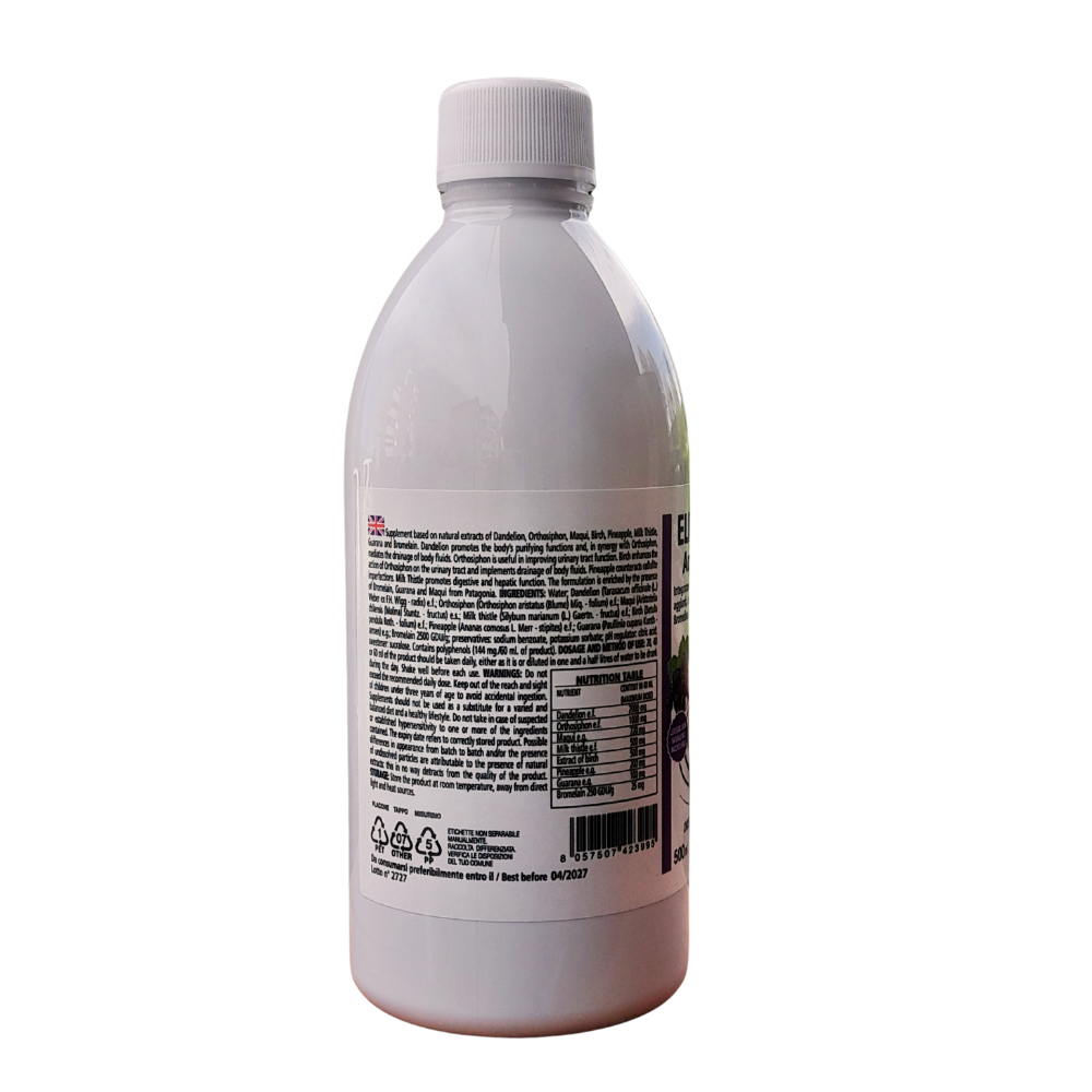 Elkopur® Aquadrain, è un prodotto depurativo, ad azione drenante che aiuta ad eliminare i liquidi in eccesso, migliorare il microcircolo venoso, ridurre gonfiore e senso di pesantezza