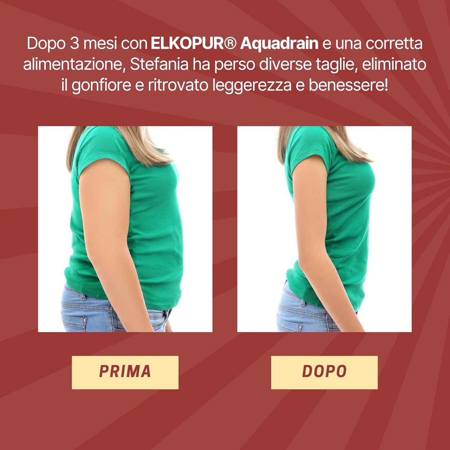 Elkopur® Aquadrain, è un prodotto depurativo, ad azione drenante che aiuta ad eliminare i liquidi in eccesso, migliorare il microcircolo venoso, ridurre gonfiore e senso di pesantezza