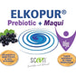 Elkopur PreBiotic + Maqui - Nahrungsergänzungsmittel aus Inulinpulver aus Chicorée mit Maqui-Extrakt, 220 Gramm 