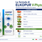 Elkopur V‑PhytoClean – Depurazione Intestinale Avanzata | Estratti Vegetali + Probiotici + Zinco